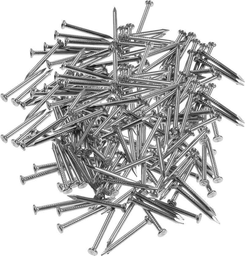 OMOTOOL masonry Steel Nails (200 pcs), Galvanized Concrete Wall Nail for Hanging Pictures and Woodworking, Suit for Drywall and Pine (2.5CM) - Image 1